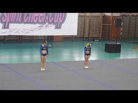 Spirit cheer cup 2013 Basta cheerleaders double synchro tumble shock
