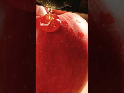 Delicious red apple 🍎 cutting #beautifulnature #applecutting #apple #art