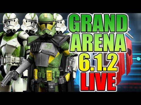 SHORT FREESTYLE & MOAR BUGS! LIVE Double Grand Arena Round 2 (6.1.2) SWGOH