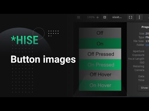 HISE: How to set an image for a button | button filmstrips