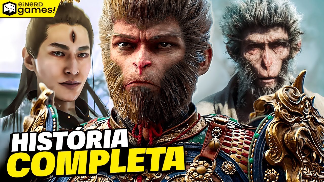 A HISTÓRIA COMPLETA DE BLACK MYTH WUKONG (Spoilers)