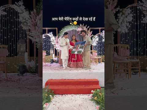 Live wedding painting at Mumbai 💫🎨…