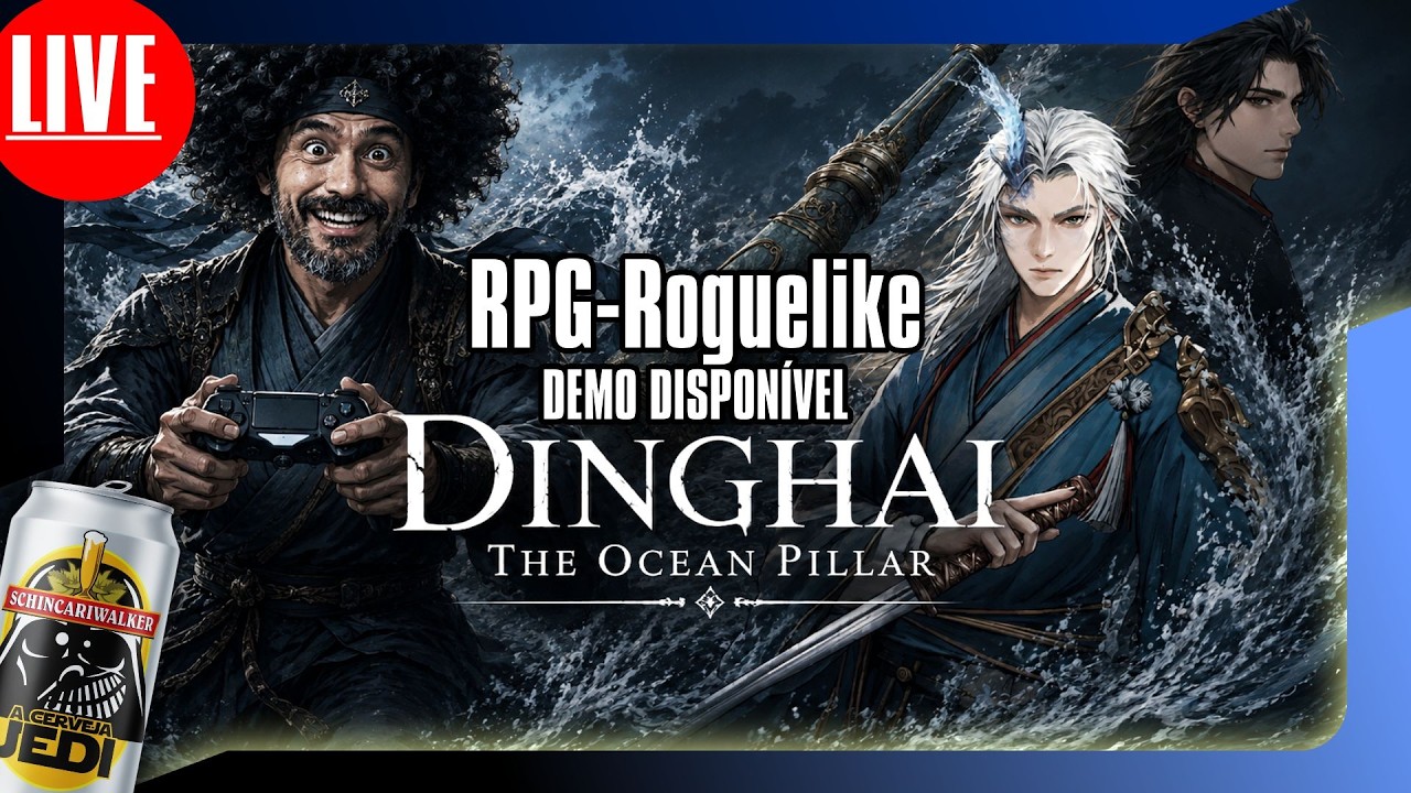 🎮🚨 AO VIVO - Dinghai: The Ocean Pillar  - RPG de ação -  Roguelike - BAIXE A DEMO  #Dinghai
