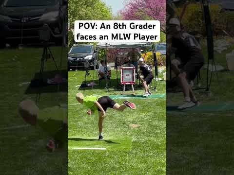 POV: a MLW player faces an 8th grader Part 2 #wiffleball #shorts #viral #shortsviral