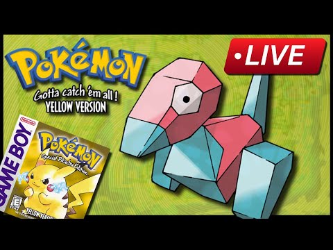 LIVE: Pokemon Yellow: Porygon Only *REDO*