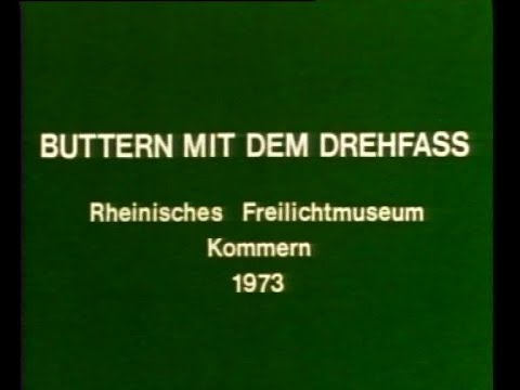 Buttern mit dem Drehfass