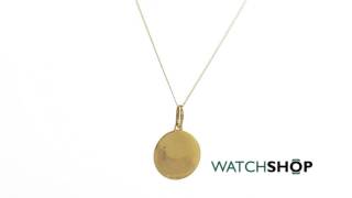 Jewellery Essentials Ladies' 9ct Gold St Christopher Pendant (AJ-14240004)