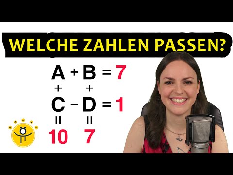Mathe RÄTSEL Gleichungen – Welche Zahlen sind gesucht?