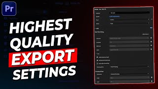 Best Export Settings for YouTube, TikTok, Instagram Reels (Premiere Pro Tutorial)