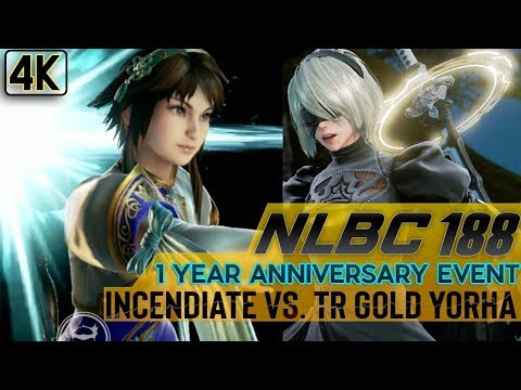 Soulcalibur 6 - Incendiate (Xianghua) vs. TR Gold Yorha (2B) @NLBC 188   [4K/60FPS]