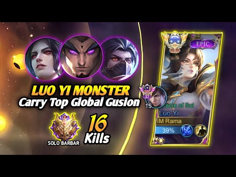 THE REAL LUO YI GOD CARRY GUSION SUPREME MALAYSIA !! LUO YI TOP 1 GLOBAL 2023
