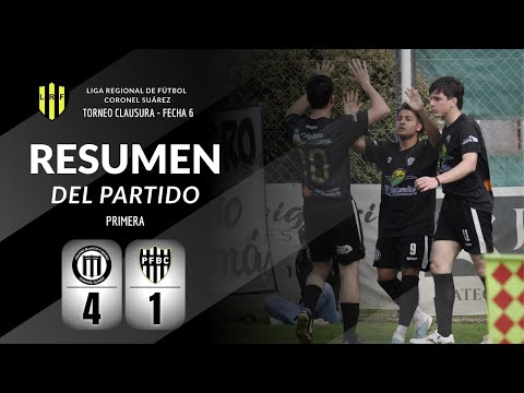 Fecha 6 Torneo Clausura Liga Regional de Coronel Suarez-Blanco Y Negro 4-1 Puan FC (resumen)