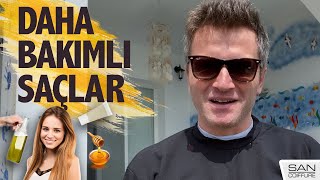 EVDE UYGULAYABİLECEĞİNİZ SAÇ MASKELERİ! (San Kuaför Saç Sırları)