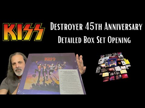 Kiss Destroyer 45th Anniversary set unboxing