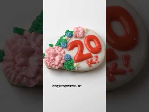 I hit 20K subscribers this weekend 🎉😭Thank you so much for being here! I made this cookie for you!