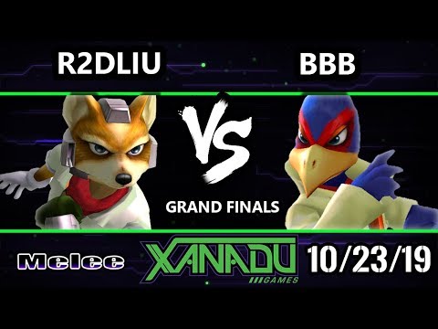 S@X 325 SSBM - R2DLiu [L] (Fox) Vs. BBB (Falco) Smash Melee Grand Finals