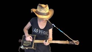 Meet "Cowboy": My Latest Cigar Box Guitar Build! 🎸