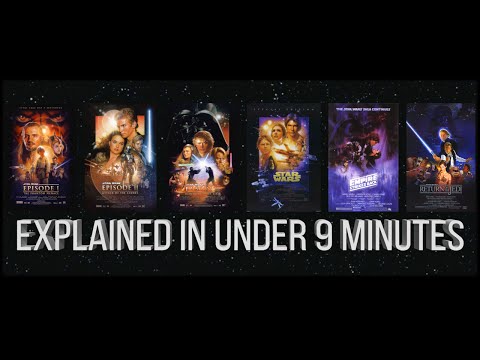 Star Wars Summary | Episodes 1-6 Explained in 9 Minutes