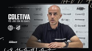 COLETIVA PÓS-JOGO COM RUI DUARTE | ATHLETIC X URT