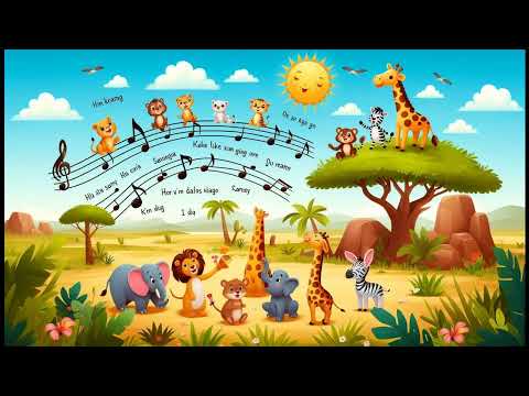 Le safari dans la savane (1) Chansons pour enfants