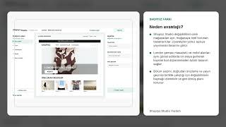 Studio'da site nasıl aranır ve filtrelenir   Shopiyz Yardım