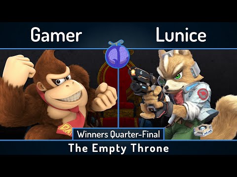 The Empty Throne | Gamer (Donkey Kong) vs Lunice (Fox) | Winners Quarters | SSBU Ultimate Tournament