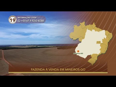 Terralmo 19: Fazenda à venda em Mineiros/GO