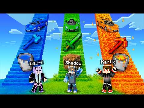 Elemental Stair Battle in Minecraft!