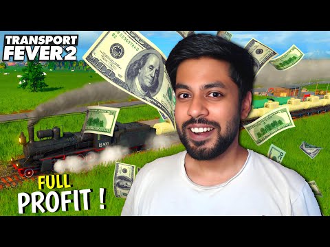 I MADE 10 MILLION DOLLARS IN MY TRANSPORT GAME !! | Transport Fever 2 gameplay | Mr IG