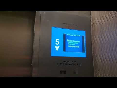 My First Compass! Otis Compass PLUS Traction Elevators At The Cathedral Of Learning Pittsburgh, PA