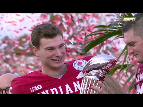 Indiana's FULL Rose Bowl Trophy Presentation 🌹 | ESPN College Football