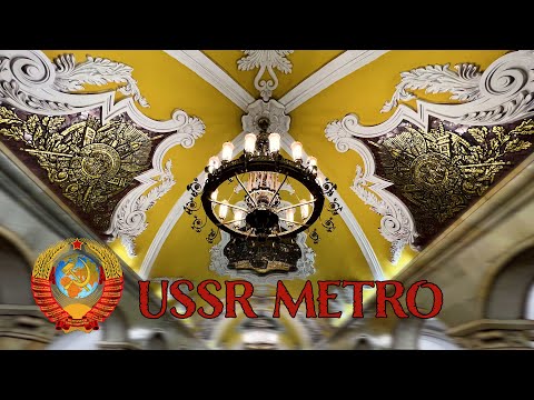 LEGENDARY METRO STATION IN MOSCOW 🚇 M.Komsomolskaya | Walking tour in the subway - ⁴ᴷ [HDR]