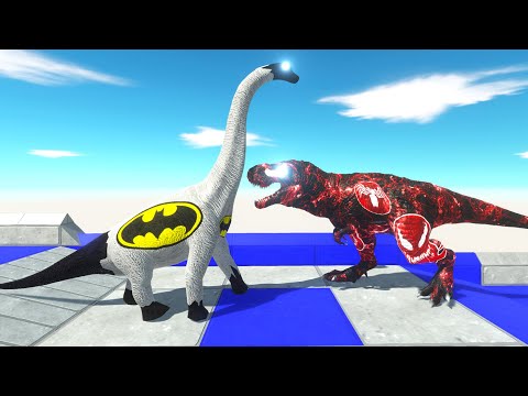 VENOM T-REX DEATH RUN - Animal Revolt Battle Simulator ARBS