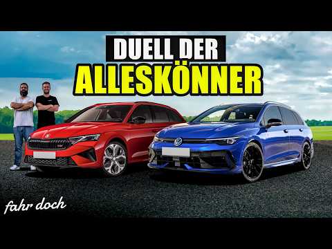 VW GOLF Variant vs Skoda Octavia RS station wagon | Is the R even worth it? | Just drive