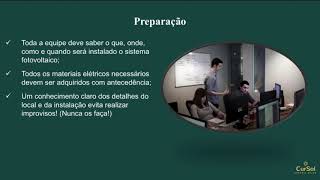 Aula 3.9 - Equipe de Instalação