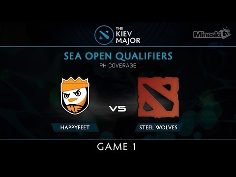 HappyFeet vs Steelwolves.Empire | Kiev Major Open Qualifier | Group Stage | Best of 1 | Game 1