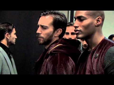 Giorgio Armani - 2013 Fall/Winter Menswear Fashion Show Backstage