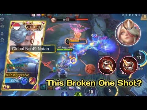 Build Natan Tersakit 2023! RUSAK BANGETT | TOP GLOBAL NATAN | MLBB