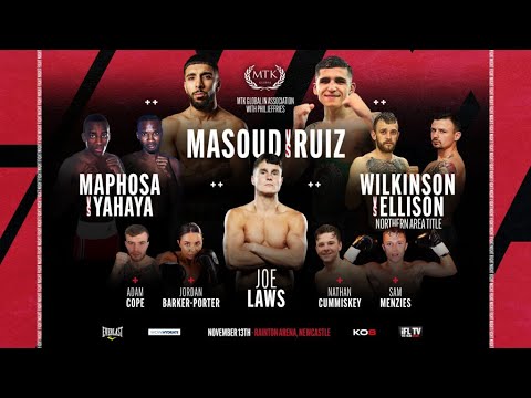 LIVE PROFESSIONAL BOXING! - *FIGHT NIGHT NEWCASTLE* / MTK GLOBAL IN ASSOCIATION WITH PHIL JEFFRIES