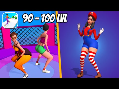 Overwatch and Mario Skin | Twerk Race 3D - level 90 to 100 | Gameplay #9 - YouTube