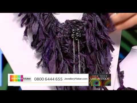 How to make a floral Hair Comb/How to Polymer Clay - JewelleryMaker DI 20/2/14