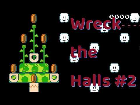 Wreck the Halls 2 - Level by Shieldser9 (SMM2)