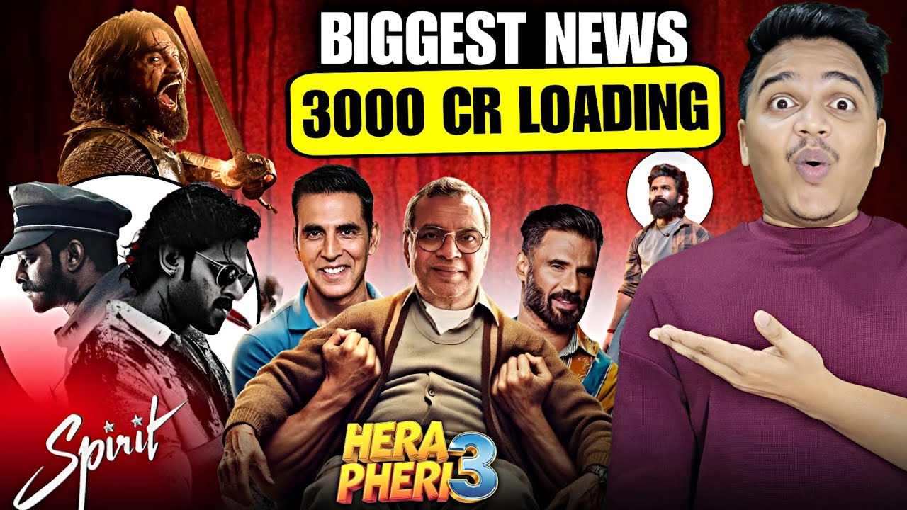Spirit Movie Teaser, Hera Pheri 3 Announcement & Chhaava Controversy | Sunky News |