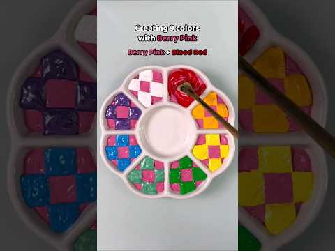 The Most Satisfying Color Mix You’ll See Today 💗🎨