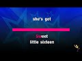Sweet Little Sixteen Chuck Berry KARAOKE