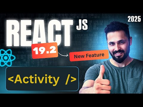 Activity Feature in React 19.2 Explained in Hindi | React New Update, Example & Interview Question
