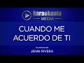 Karaokanta - Jenni Rivera - Cuando me acuerdo de ti