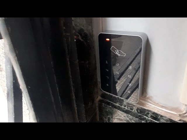 Vídeo relacionado con YAVIS Cerradura electromagnética impermeable DC 12V, 280KG/600LBs, superficie cepillada, modelo NC, soportes Z & L incluidos, ideal para sistemas de control de acceso