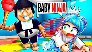 I'm Trapped in a Daycare with Ninja Baby Bobby!!