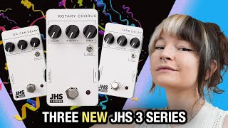 Video thumbnail for $99 JHS 3 Series Rotary Chorus / Tape Delay / Oil Can by Harp Lady